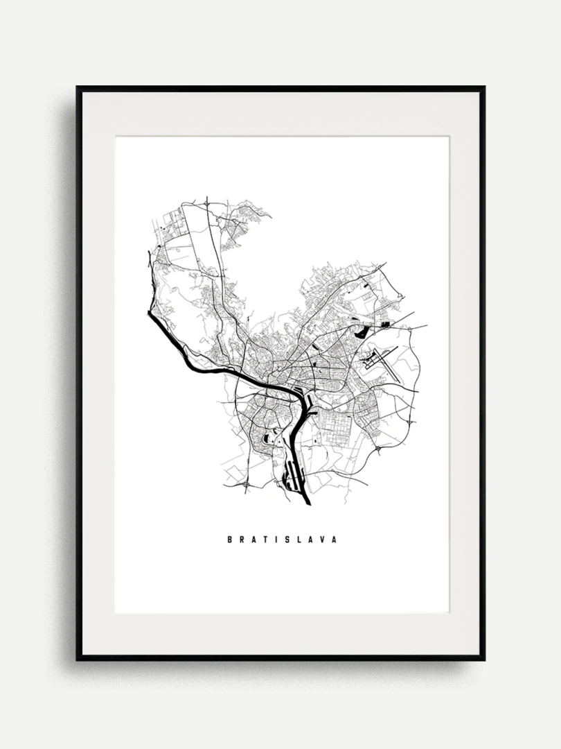 Map of Bratislava - A2