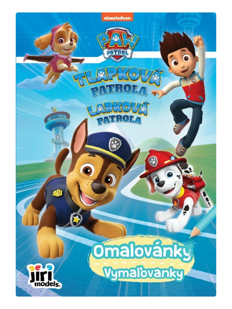 Omaľovánka A5 Paw Patrol - Tlapková Patrola (modrá)