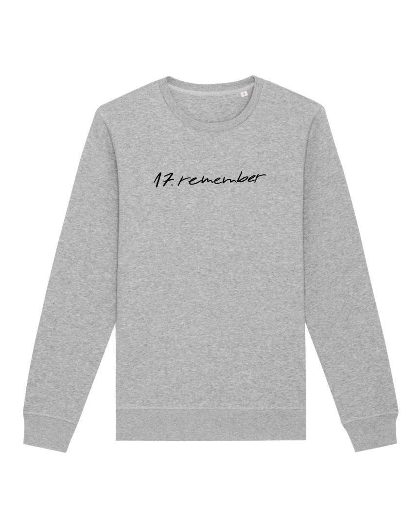 17. remember unisex crewneck