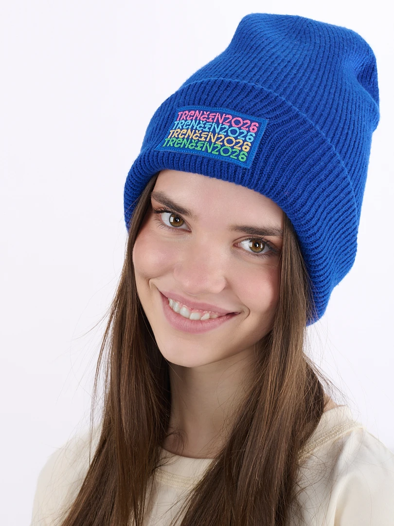 Zimná čapica s nášivkou Trenčín 2026 