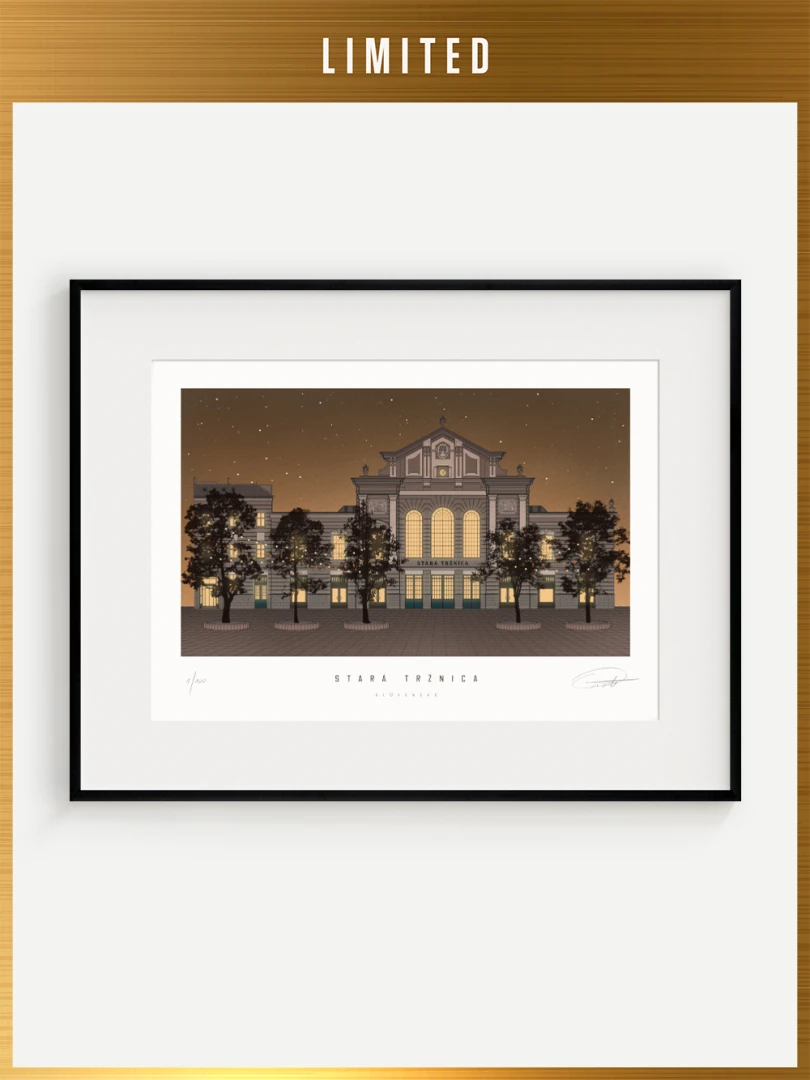 Stará Tržnica v noci