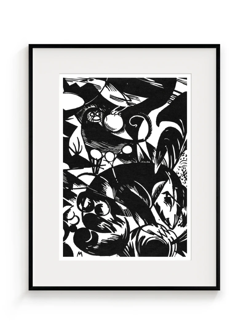 Stvorenie I., Franz Marc, 1914