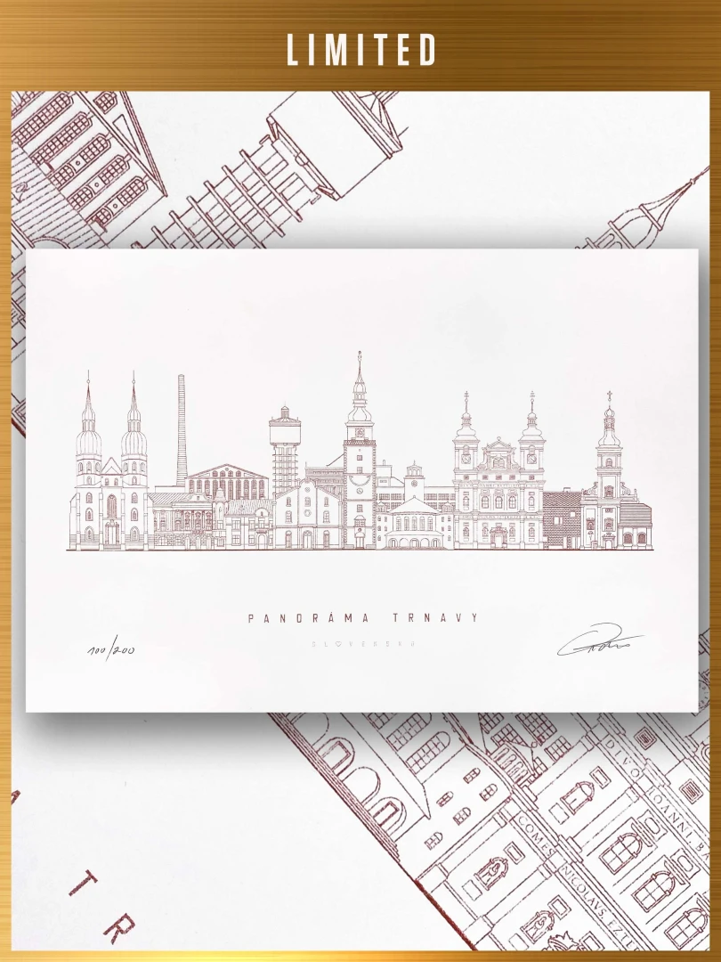 Panoráma Trnavy medená