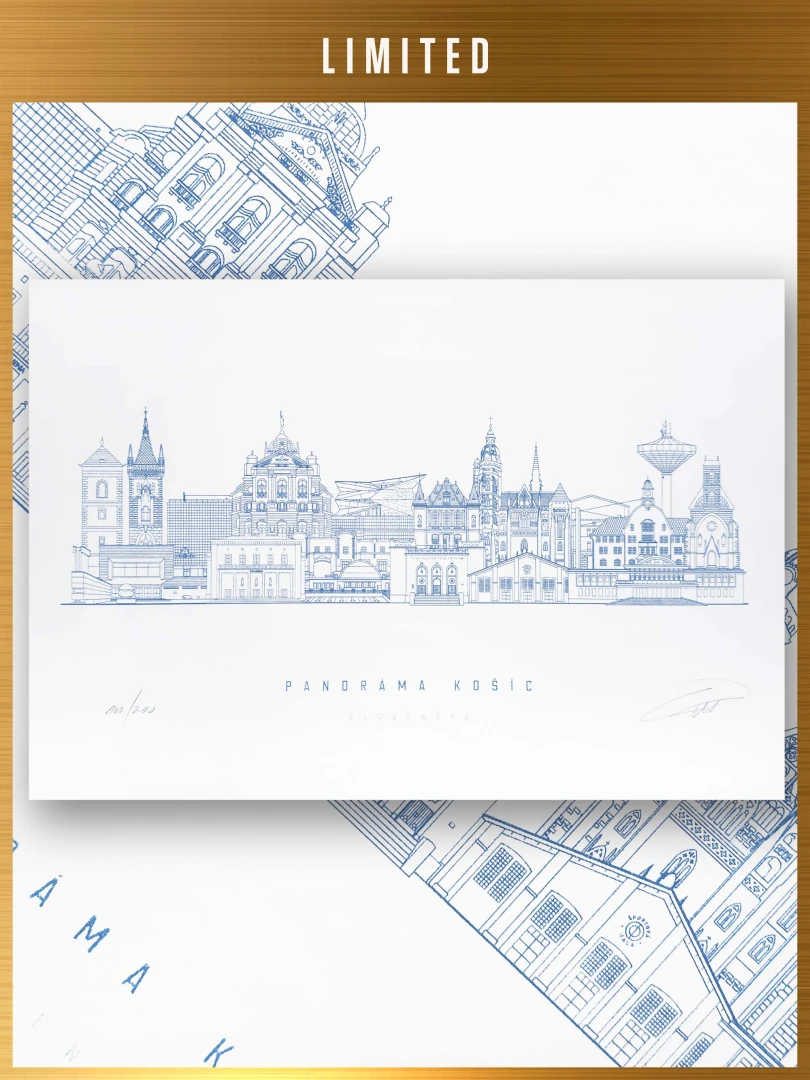 Panoráma Košíc Modrá