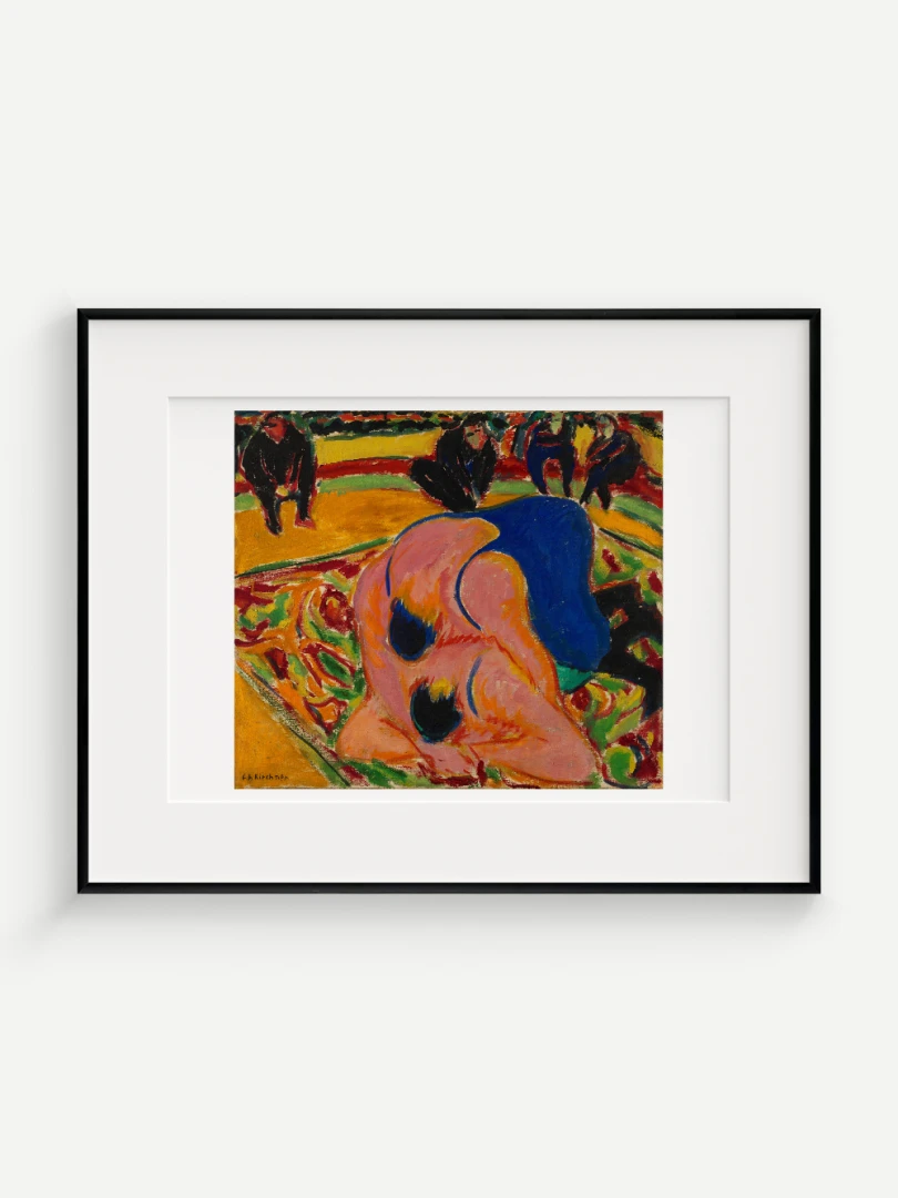 Zápasníci v cirkuse, Ernst Ludwig Kirchner, 1909