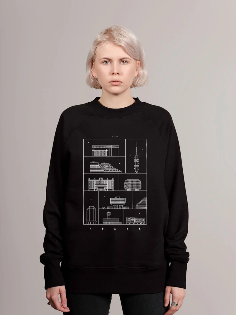 Crewneck Praha Modernistická