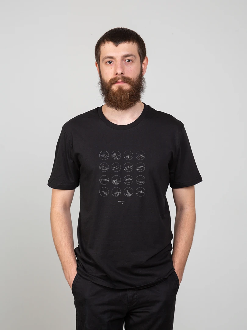 T-shirt Peaks of Slovakia
