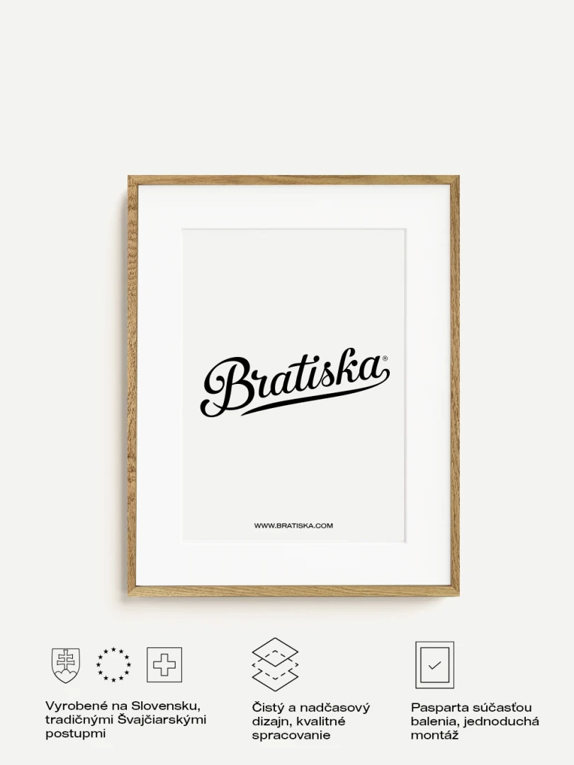 Drevený rám 40x50 - Dubové drevo