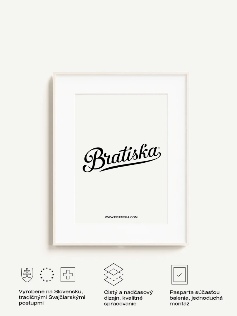 Drevený rám 40x50 - Bledé drevo