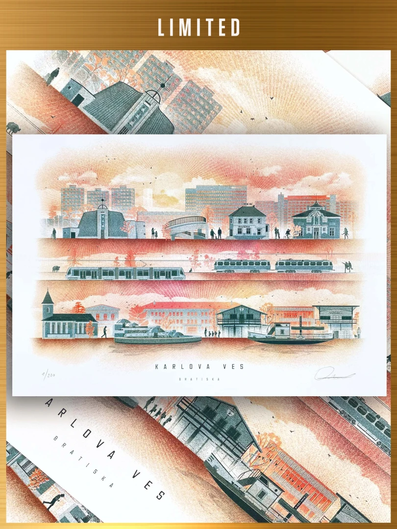 Limited Print Karlova Ves / Bratislava / Slovakia