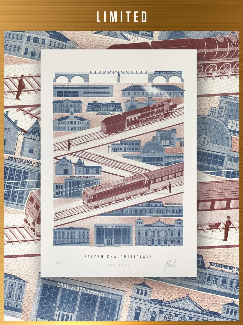 Limited Print Railway Bratislava / Slovakia