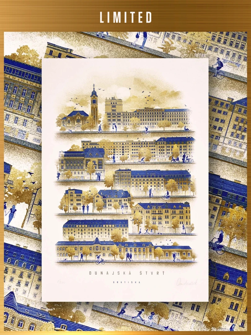 Limited Print Dunajská Štvrť / Bratislava / Slovakia