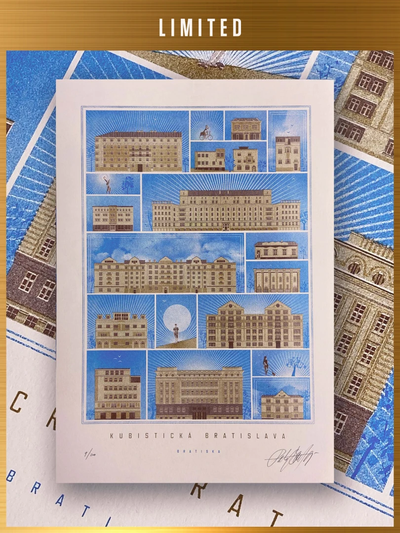 Limited Print Cubist Bratislava / Slovakia