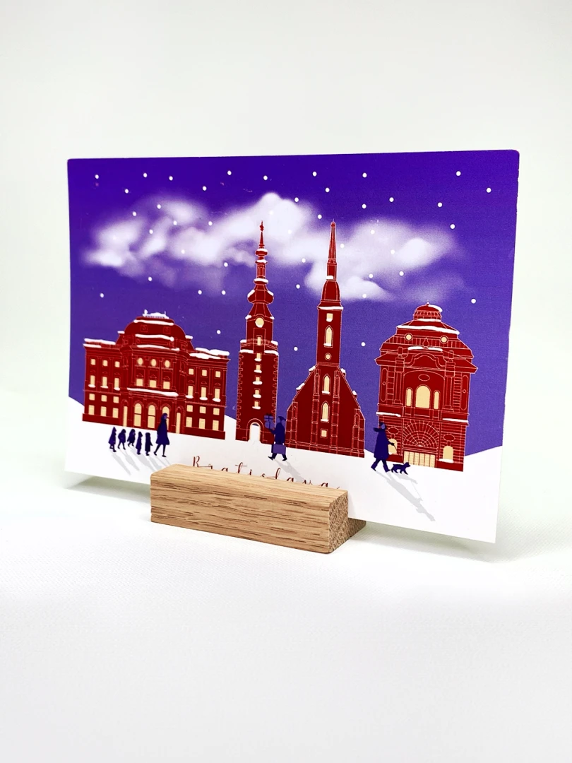 Dřevěný stojan 6 cm