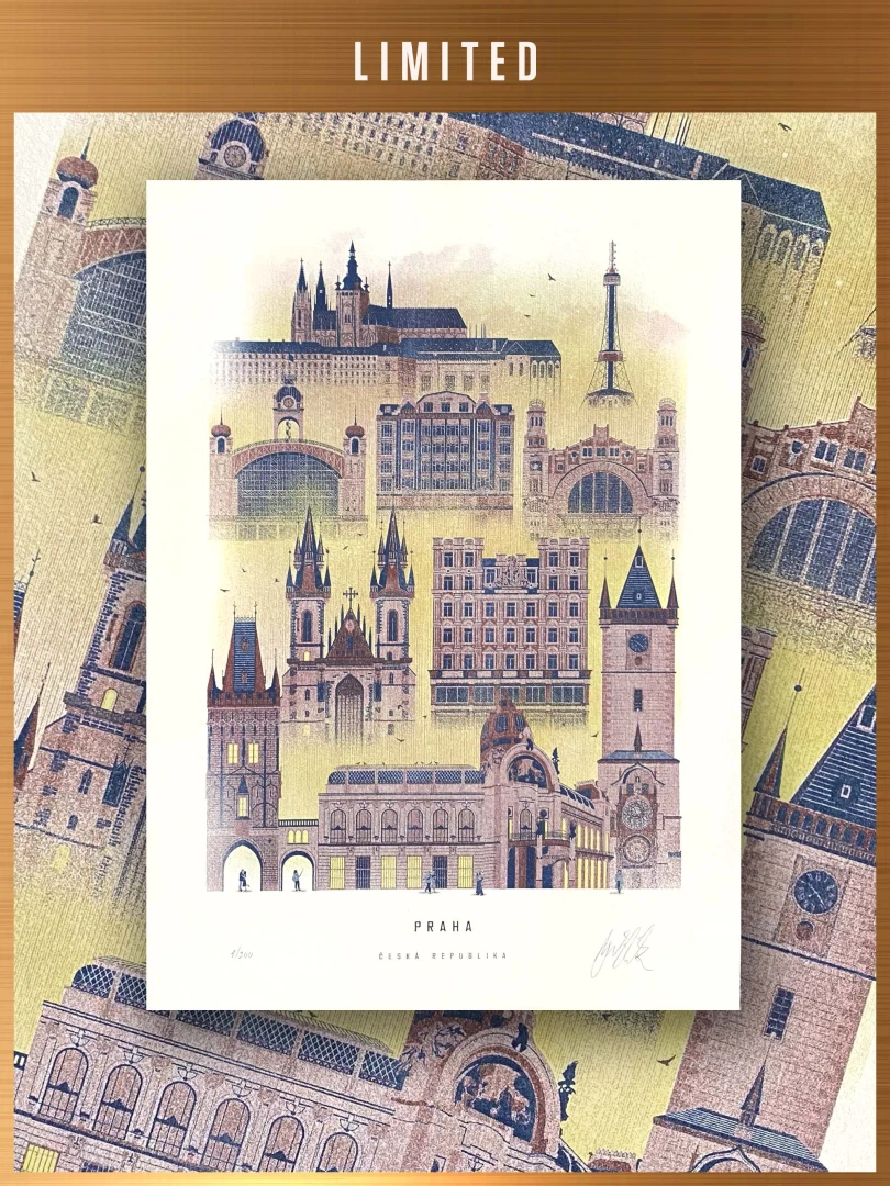 Limitovaný Print Stará Praha 