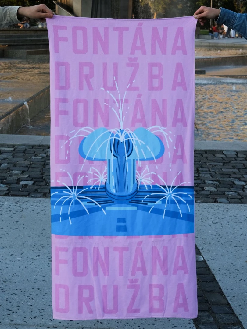 Towel Družba Fountain / Bratislava / Slovakia