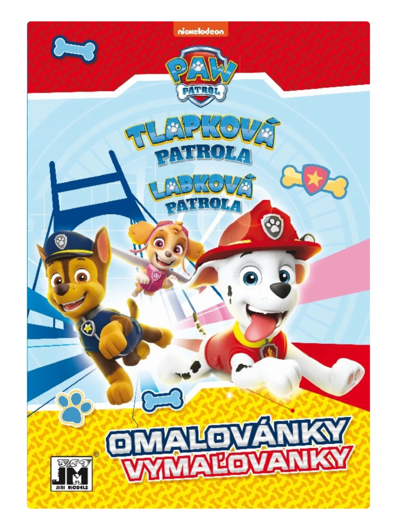 Omaľovánka A5 Paw Patrol - Tlapková Patrola