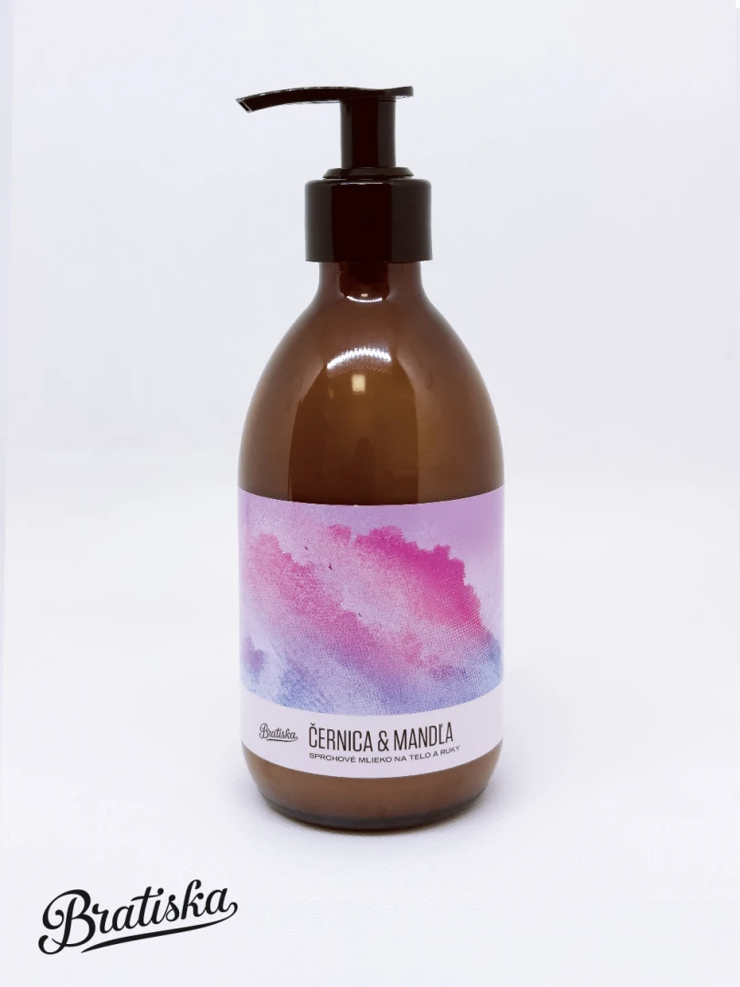 Sprchové mlieko - Černica & Mandľa