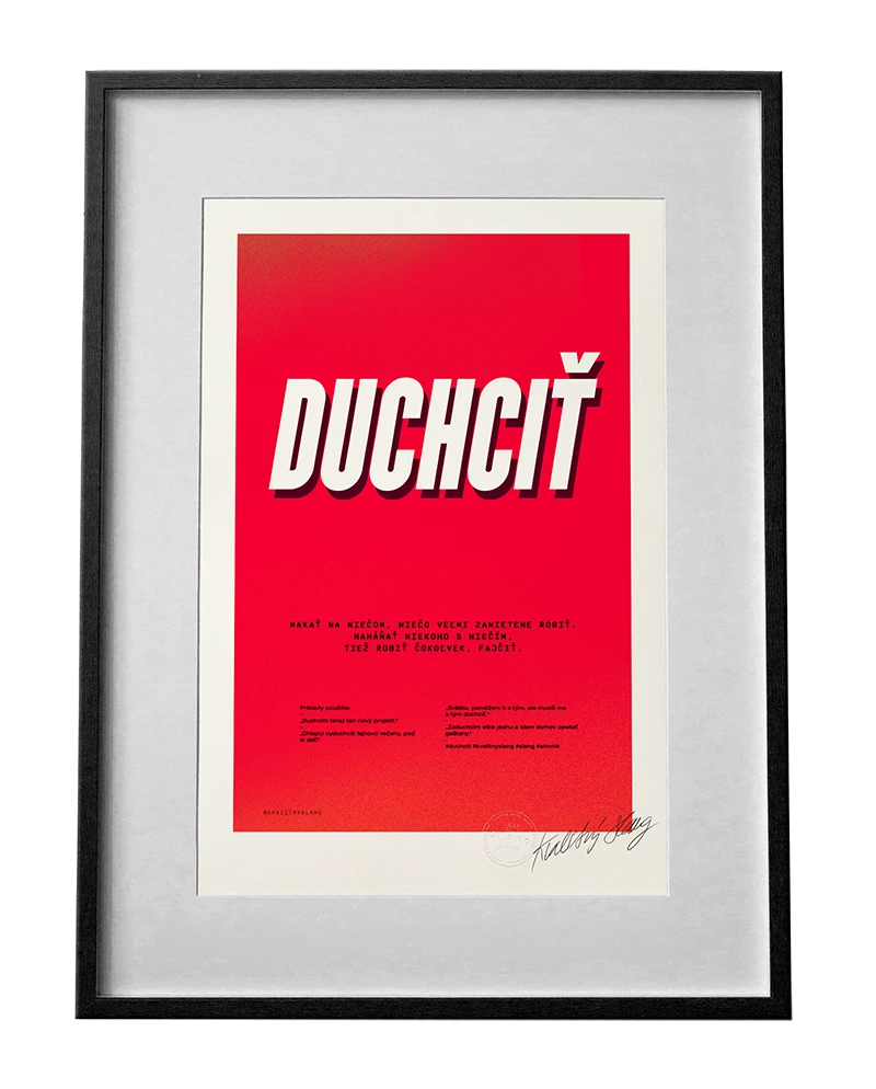 Duchciť / Kvalitný Slang A3