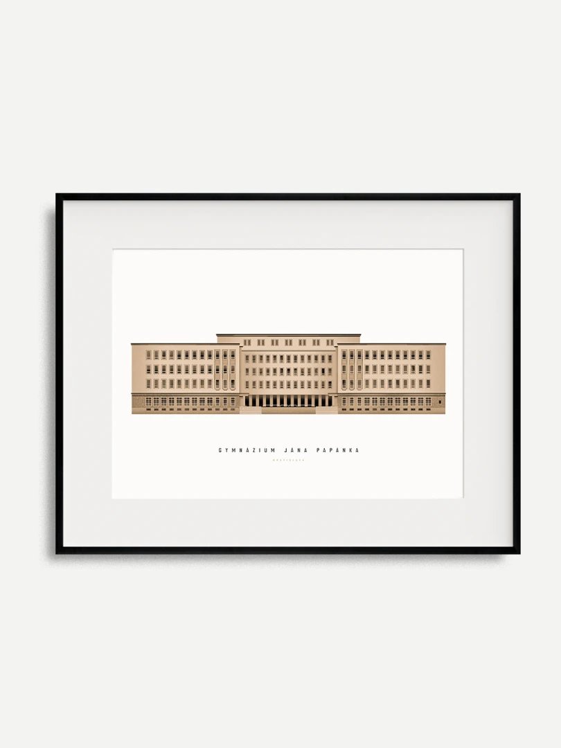 Gymázium Jána Papánka - Vazovova / Bratislava