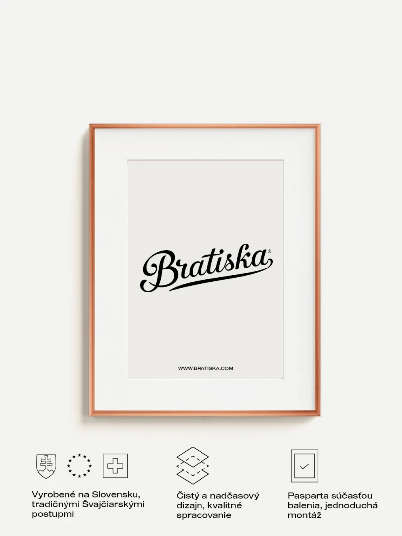 Hliníkový Rám 40x50 - Medená