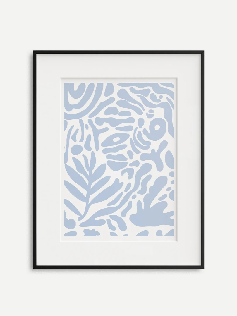 Botanická mapa / Modrá