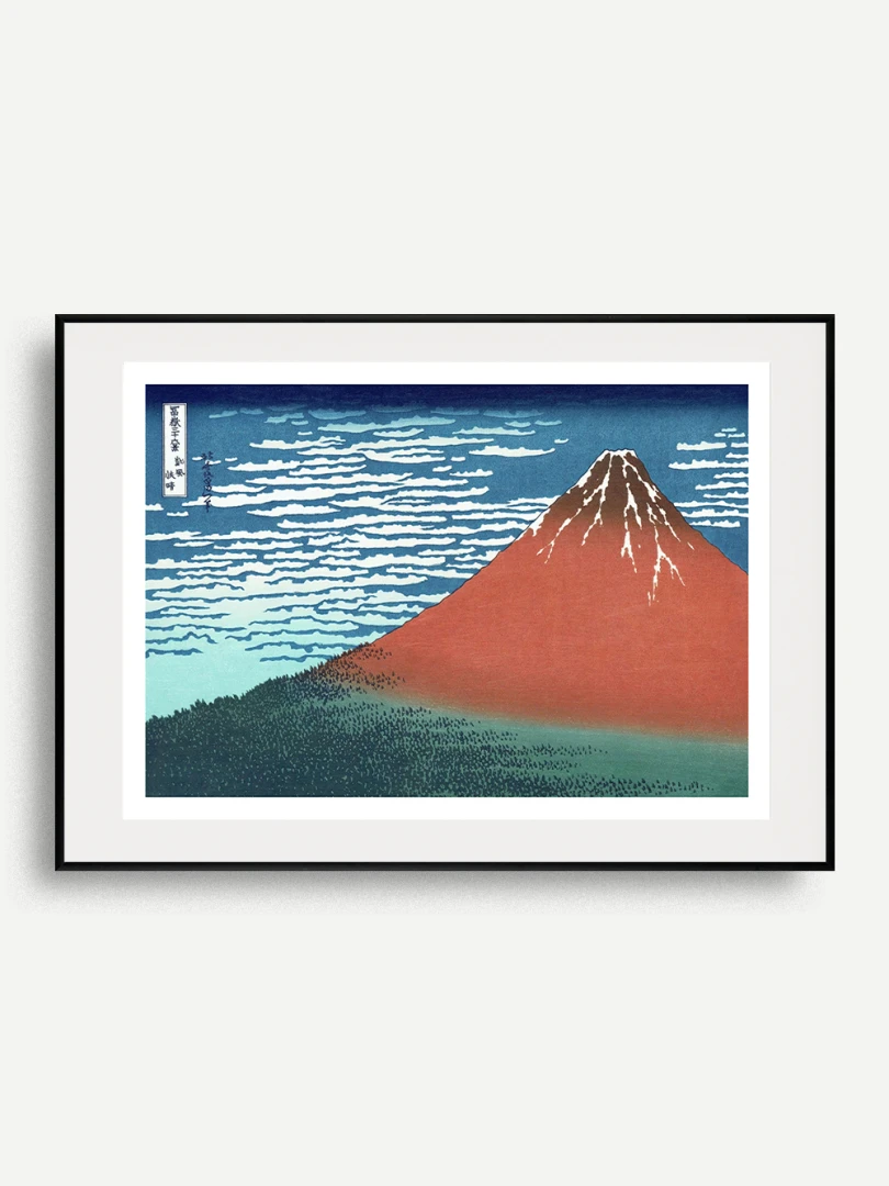 Južný vietor, Jasná obloha (Červená hora Fudži) A2