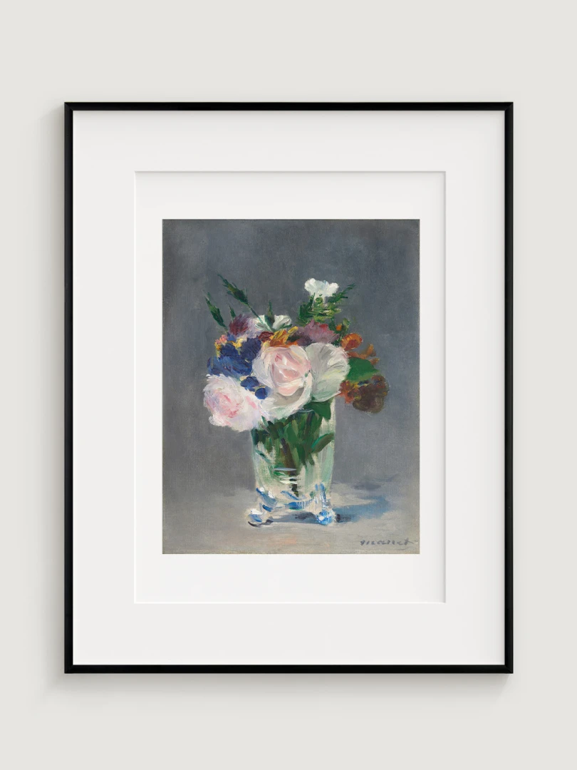Flowers in a Crystal Vase, Edouard Manet, 1882