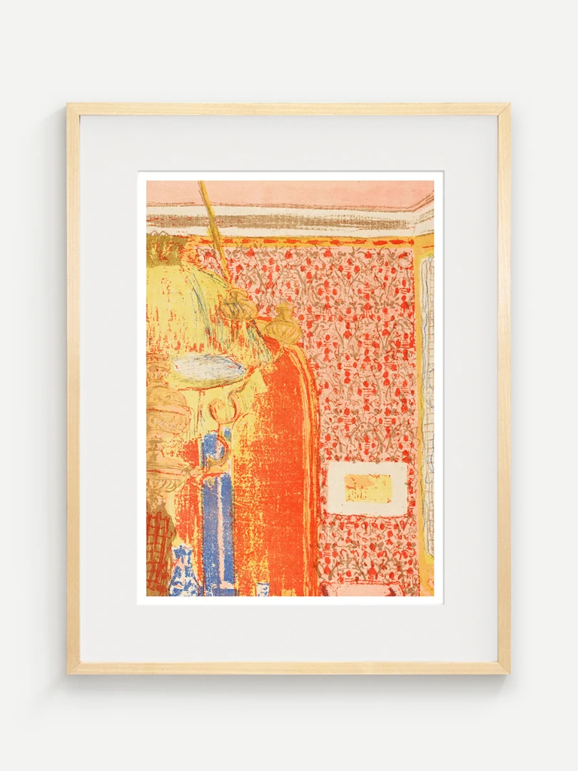 Interiér s ružovou tapetou III, Edouard Vuillard, 1899