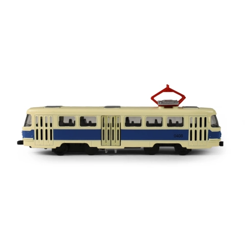 Public Transport Tram Eastern Bloc - Blue 16cm / Slovakia