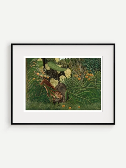 Boj tigra s byvolom, Henri Rousseau, 1908