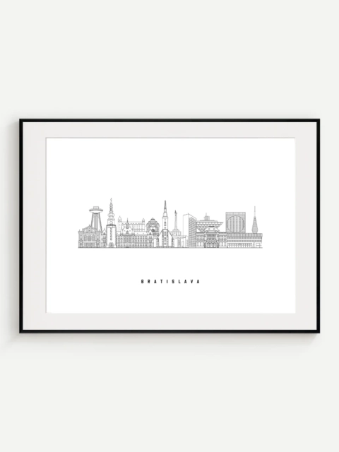 Panoráma Bratislavy A2