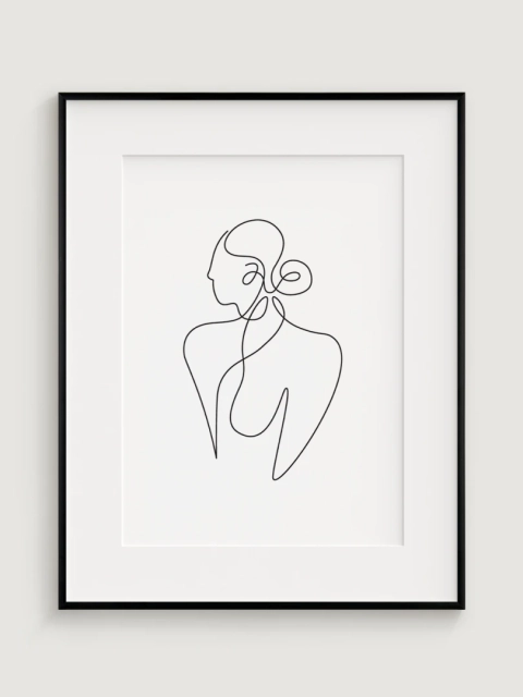 Minimalistic Illustration of Woman 2