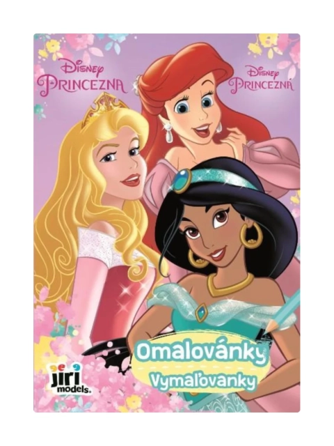 Omaľovánka A5 Disney Princezné