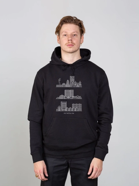 Hoodie Panorama of Petržalka / Bratislava / Slovakia