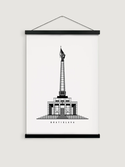Poster Slavín A2 / Bratislava / Slovakia