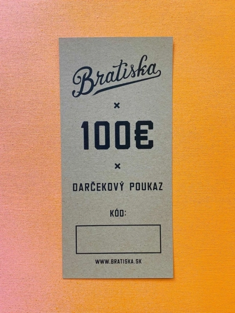 Darčekový poukaz - 100€