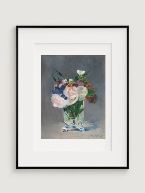 Kvety v krištáľovej váze, Edouard Manet, 1882