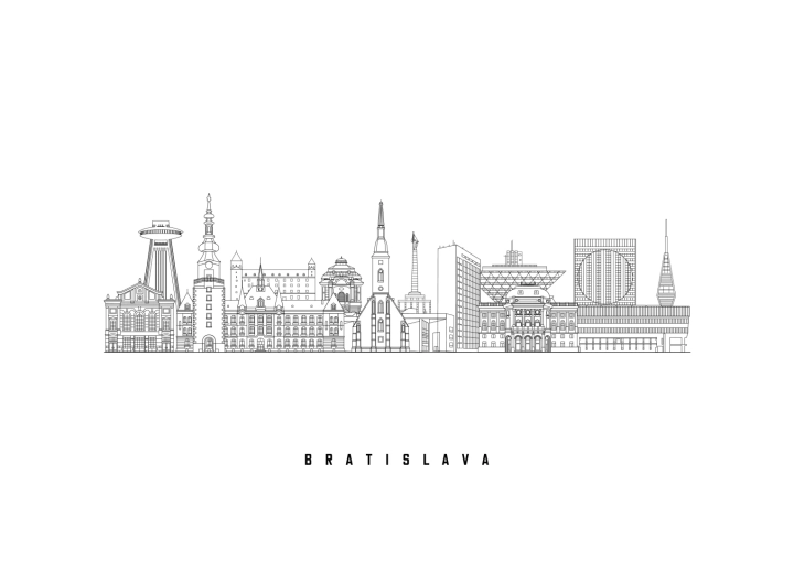 Panoráma Bratislavy A2