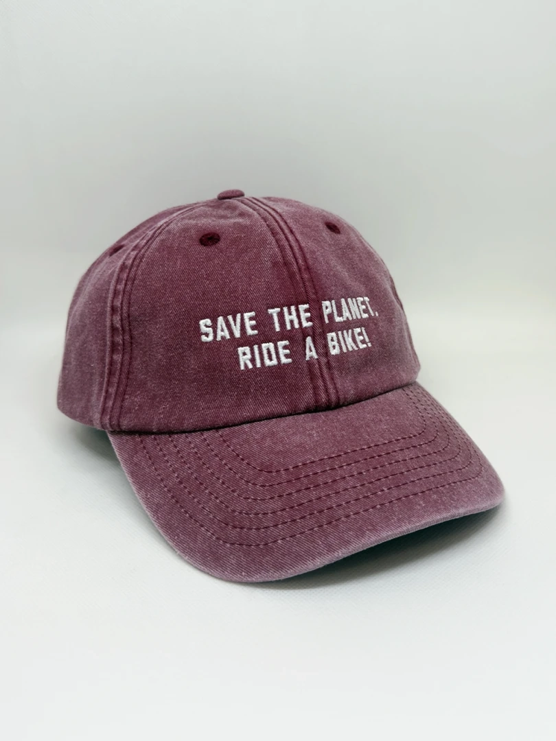 Save The Planet, Ride a Bike dadcap