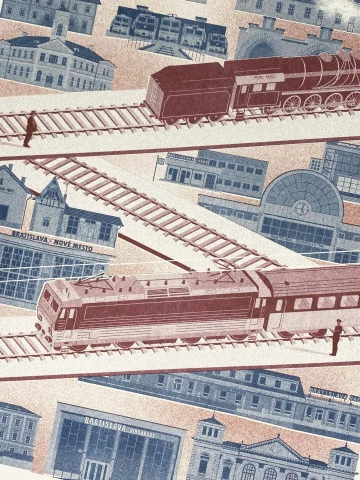 Limited Print Railway Bratislava / Slovakia