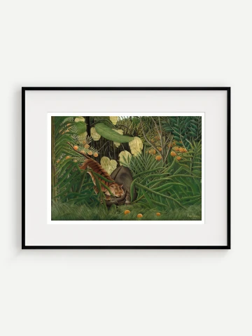 Boj tigra s byvolom, Henri Rousseau, 1908