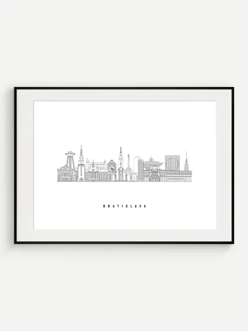 Panoráma Bratislavy A2