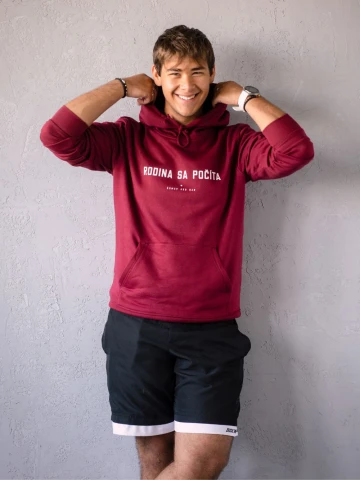 Hoodie Rodina sa počíta / Slovakia