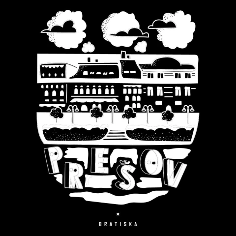 T-shirt Prešov art by Hazi / Slovakia