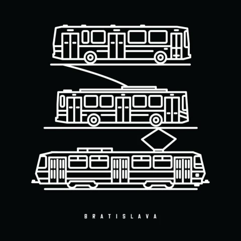 T-shirt Public Transport / Bratislava / Slovakia