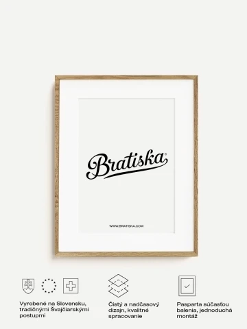 Dřevěný rám 40x50cm (pro A3 formát) + Pasparta + Plexisklo
