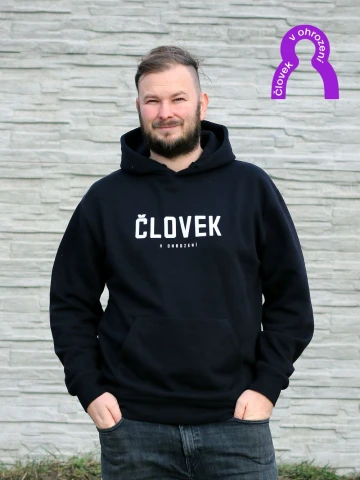 Hoodie Človek v ohrození x Bratiska / Slovakia