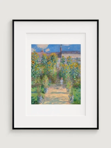 The Artist's Garden at Vétheuil, Claude Monet, 1881