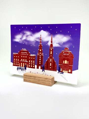 Dřevěný stojan 6 cm